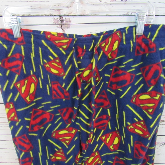 DC Comics Men's Superman pajama lounge pants - Picture 2 of 4